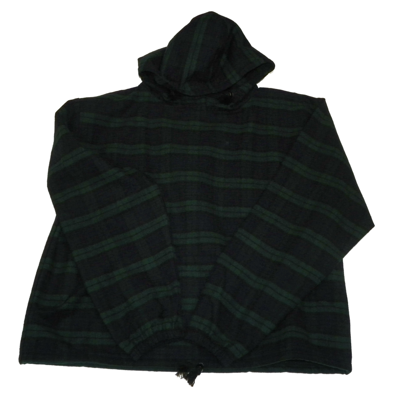 Poncho Outdoors | Green and Black Plaid Flannel