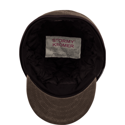 Stormy Kromer Insulated Waxed Cotton Cap interior