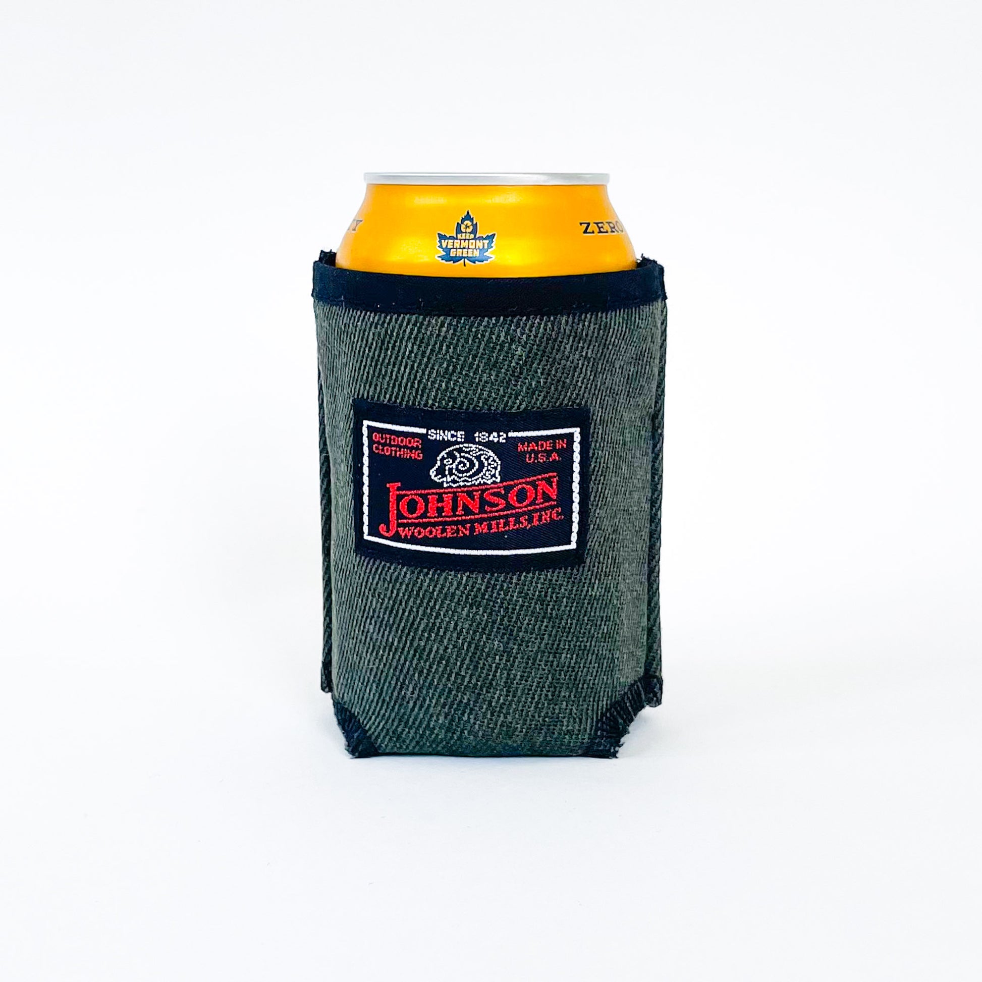 Johnson Woolen Mills 101 koozie