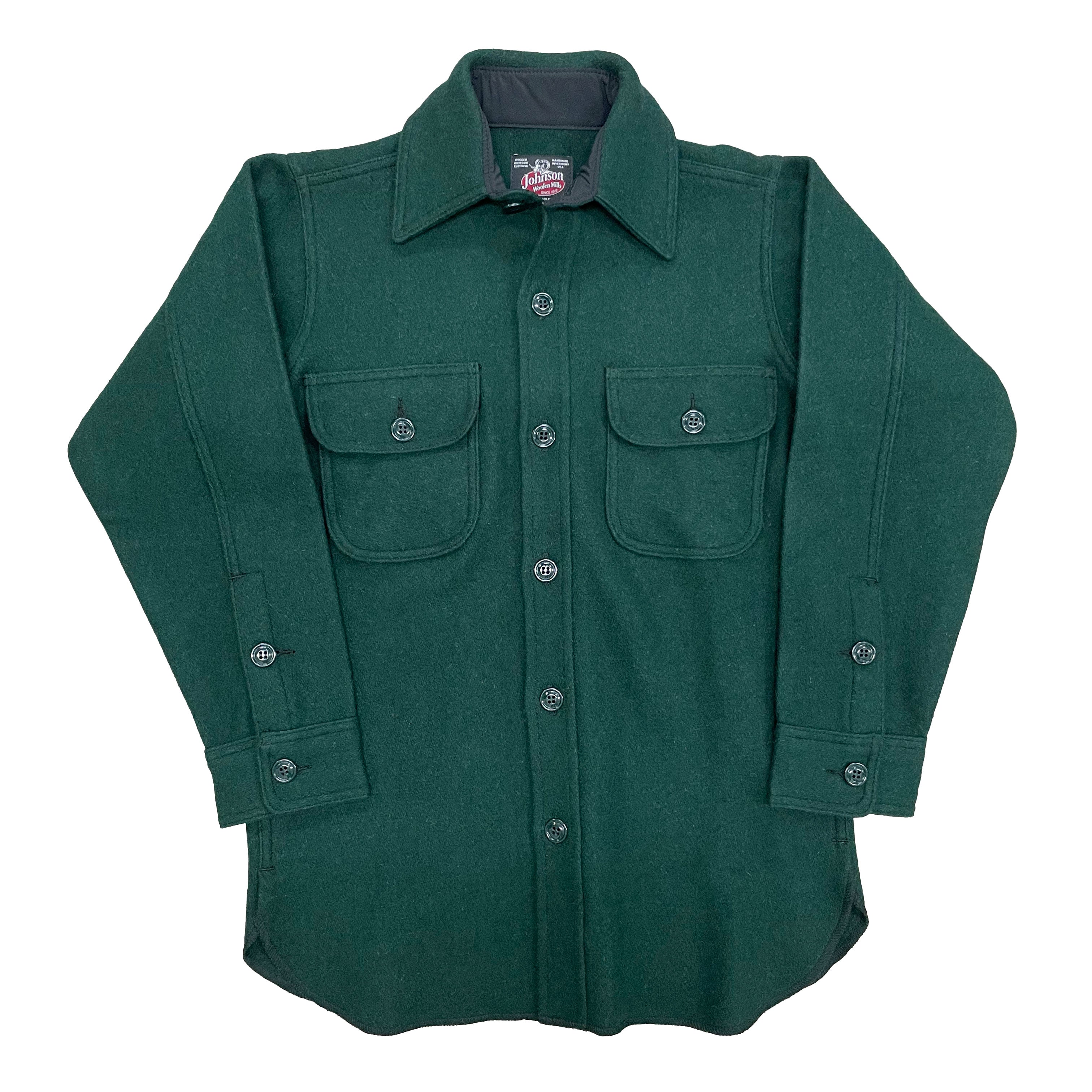 Long Tail Wool Button Down Shirt – Johnson Woolen Mills