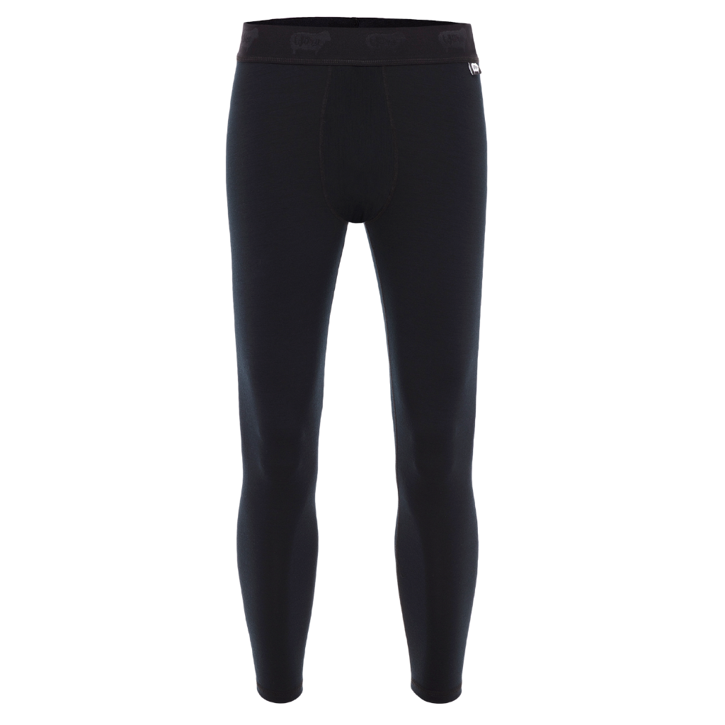 Wuru Men's Tech Full Length Baselayer Pant Black