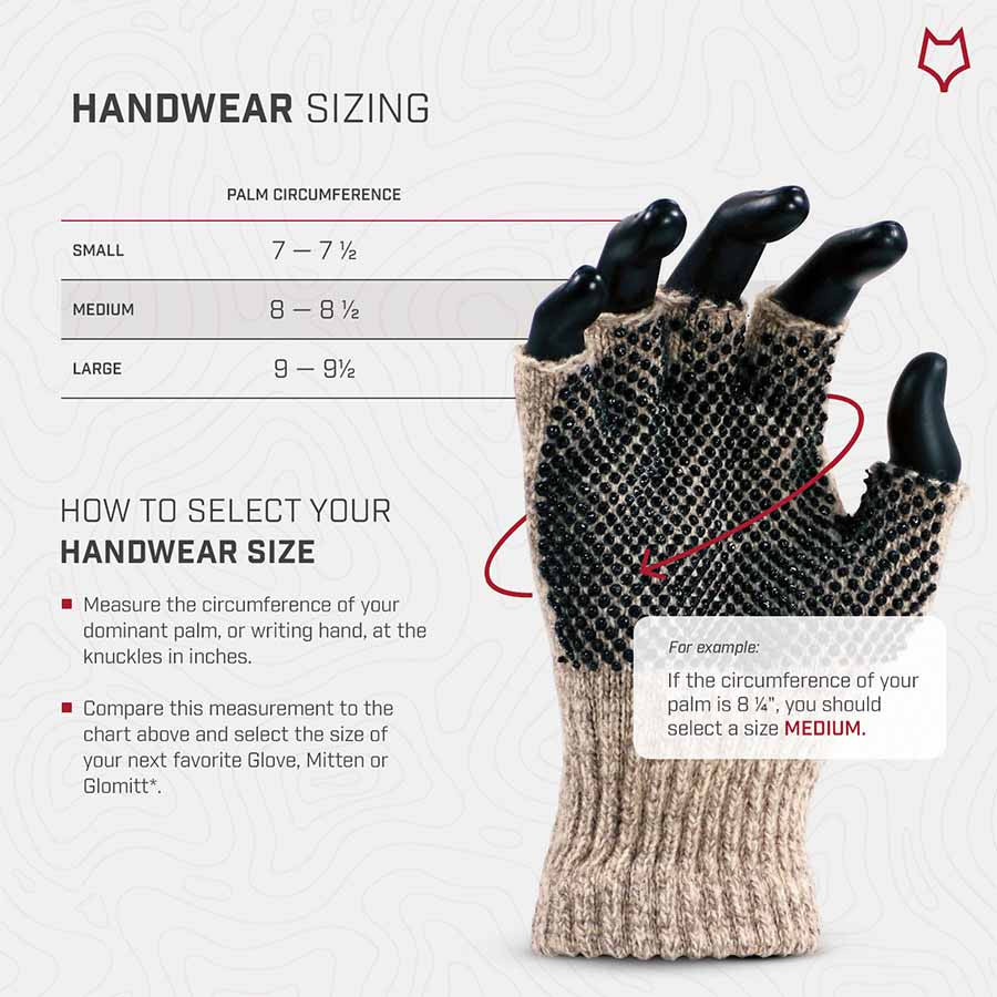 Mid weight Wool Ragg Gloves