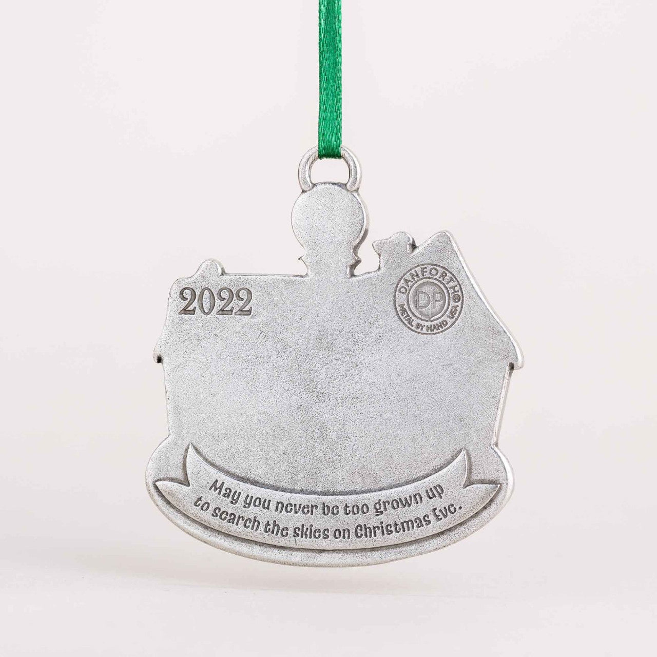 Danforth Pewter santas workshop ornament back