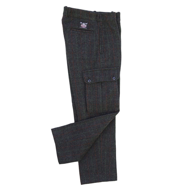 Adirondack Plaid Wool Cargo Pants Johnson Woolen Mills