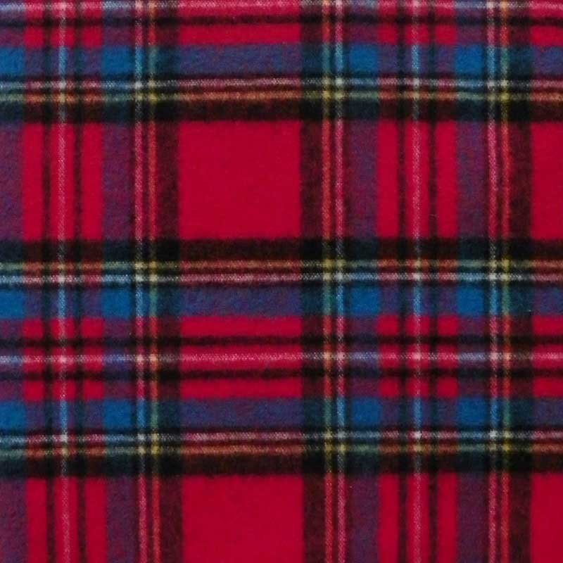 Green Mountain Flannel red, blue, black and yellow plaid